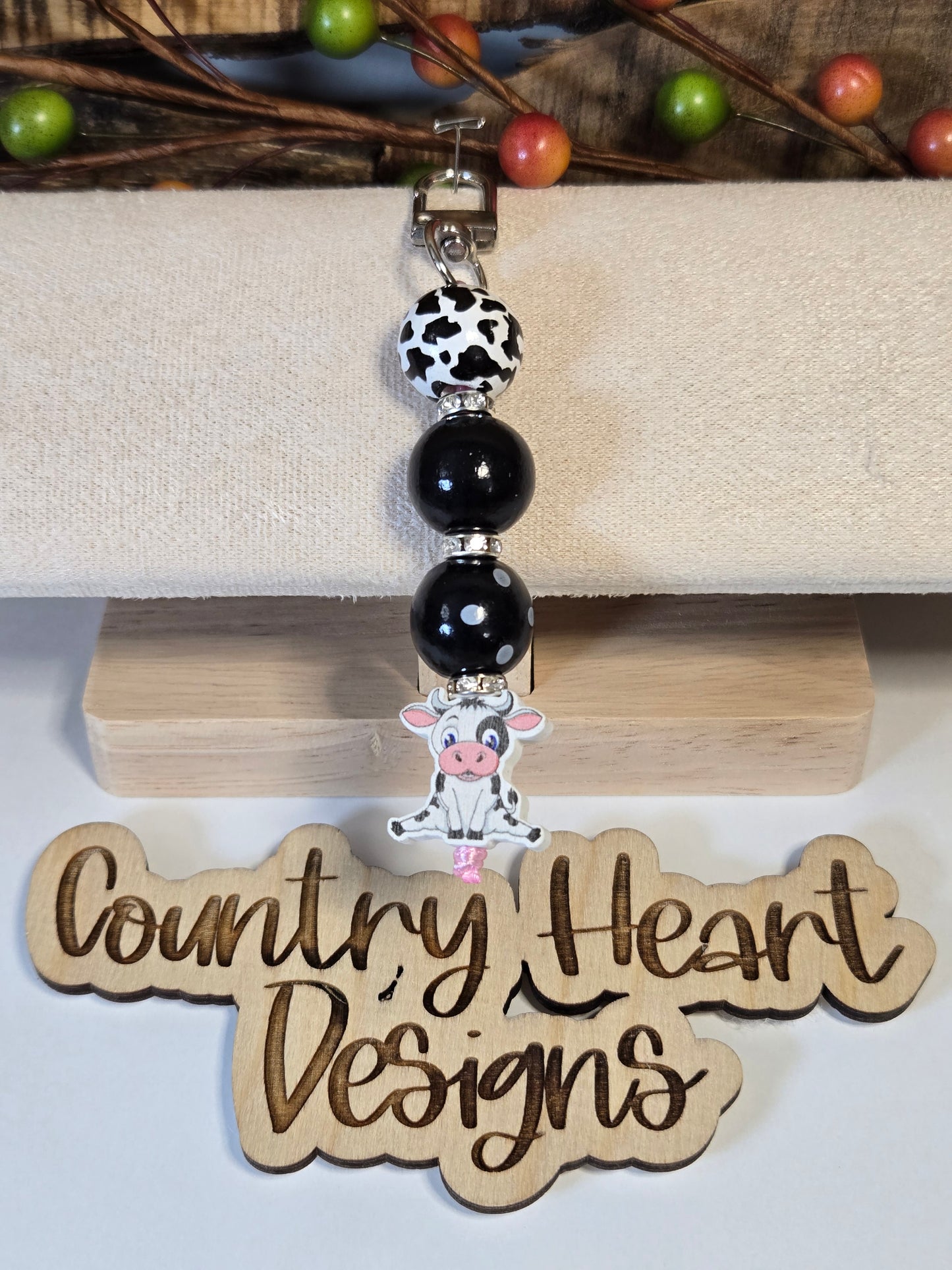 #060 Cow Purse/Bag Charm