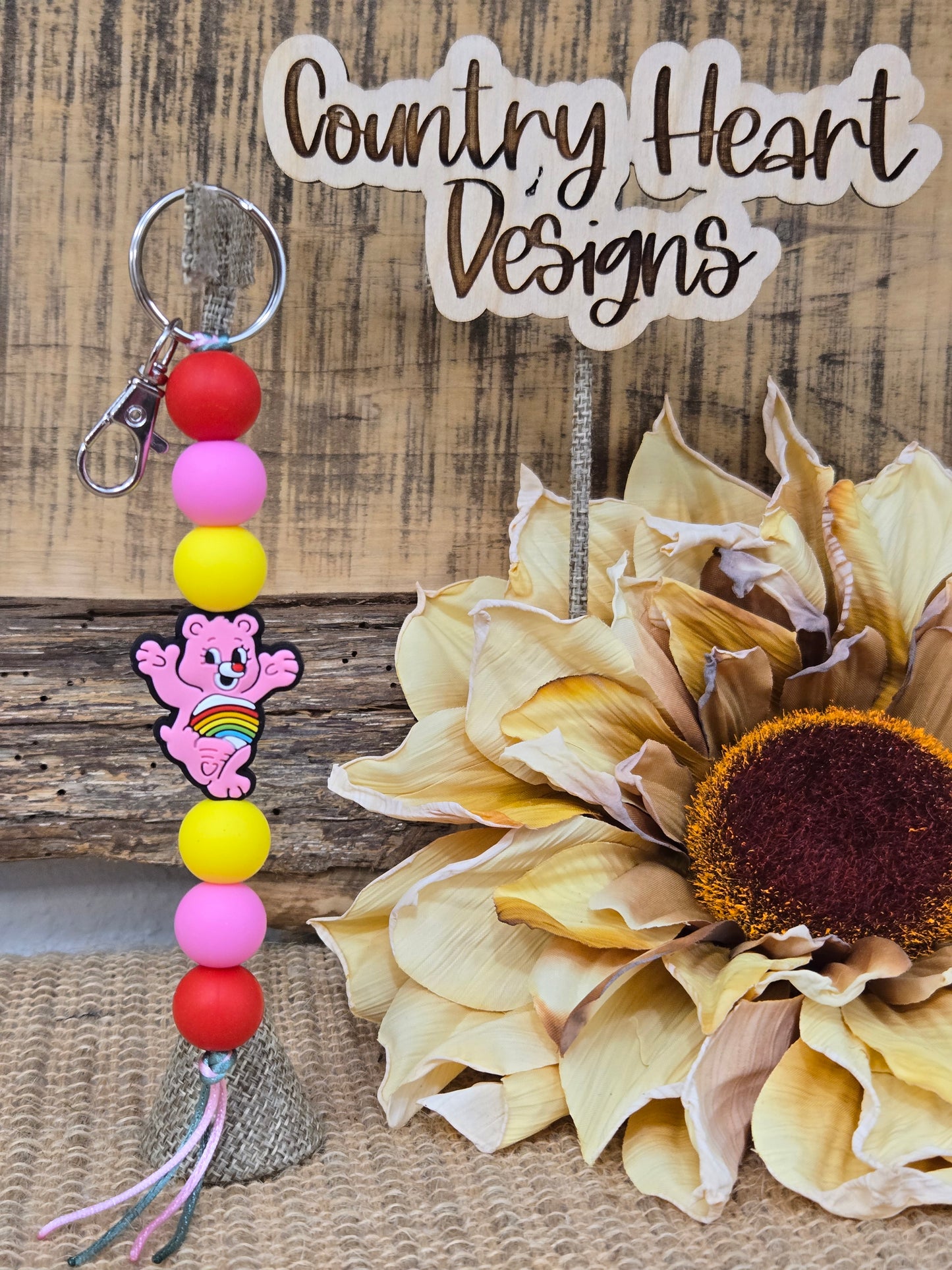 #283 Care Bear Keychain **πΆπππ 1 ππ πΊππππ**