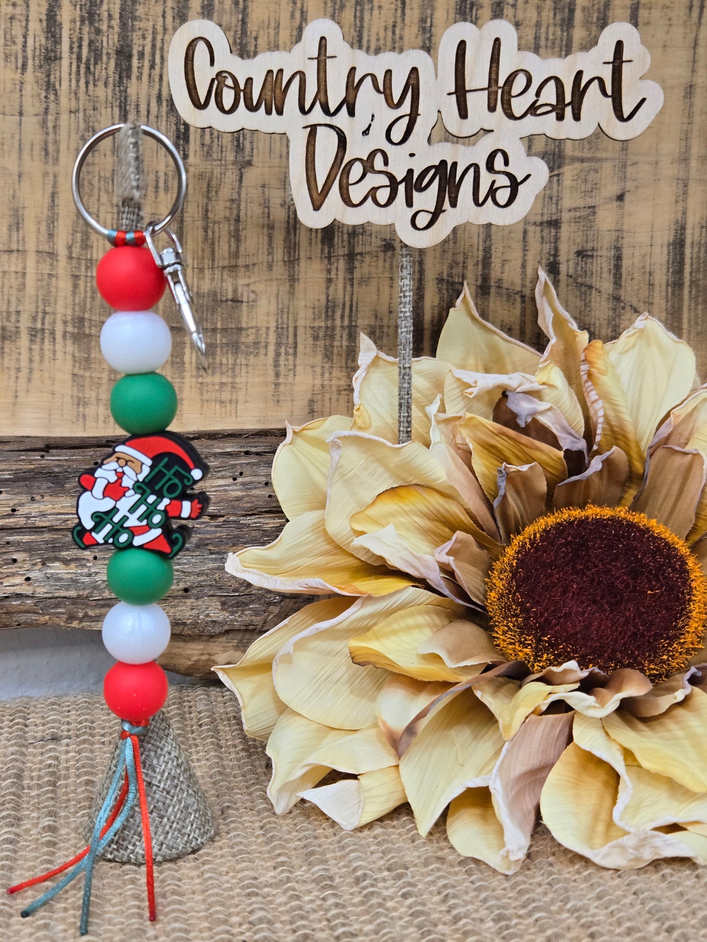 #291 Ho Ho Ho Keychain **πΆπππ 1 ππ πΊππππ**