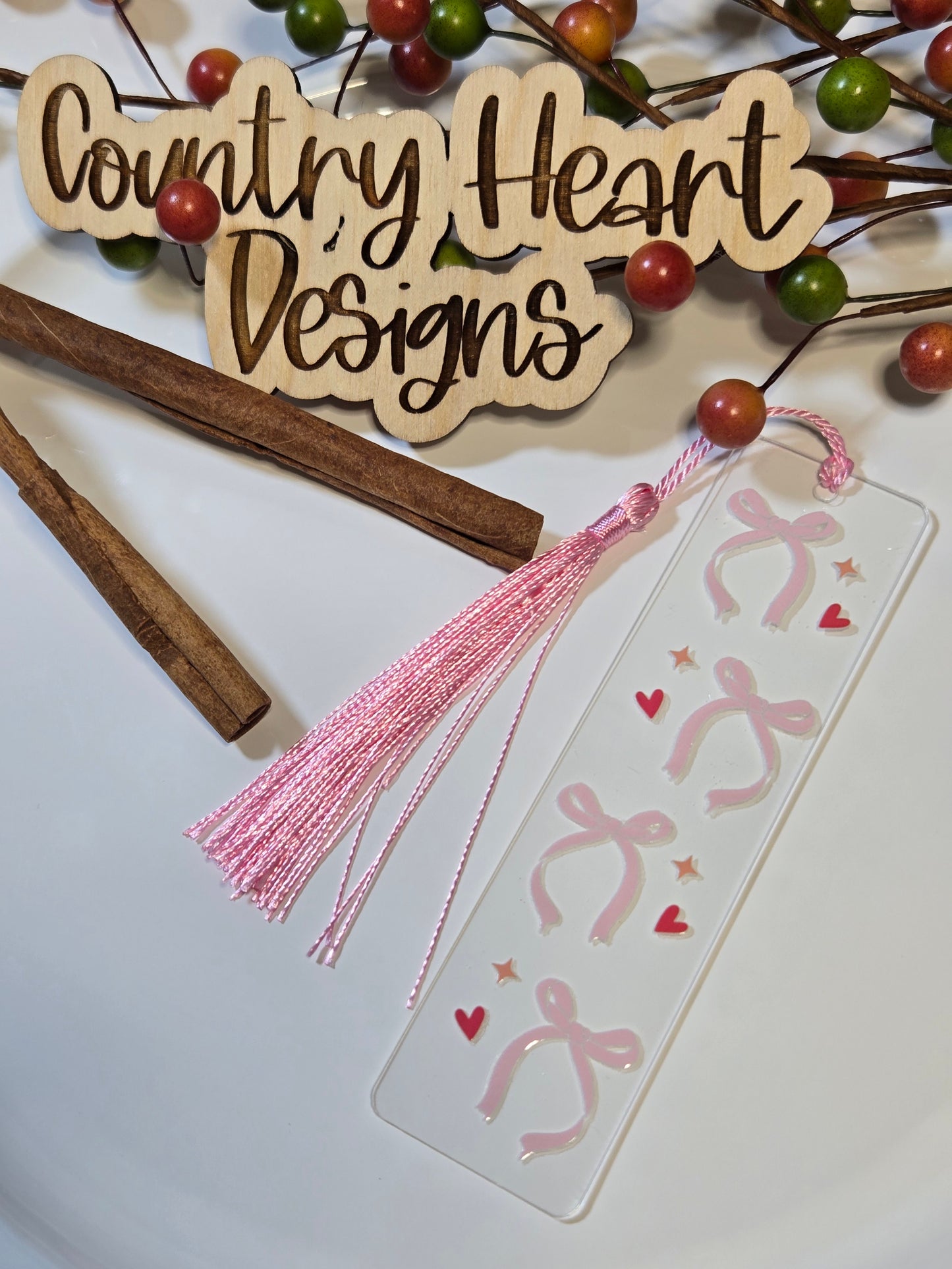 #357 Hearts & Bows Bookmark **πΆπππ 1 ππ πΊππππ**