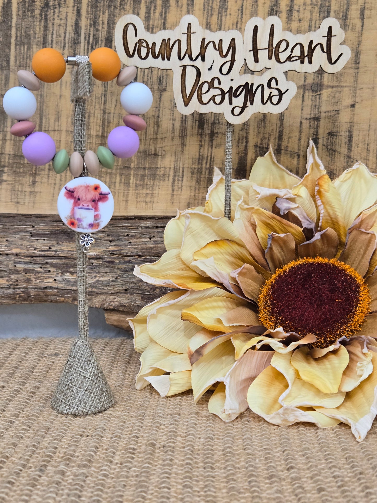 #531 Highland Cow Cup/Bag Charm **πΆπππ 1 ππ πΊππππ**