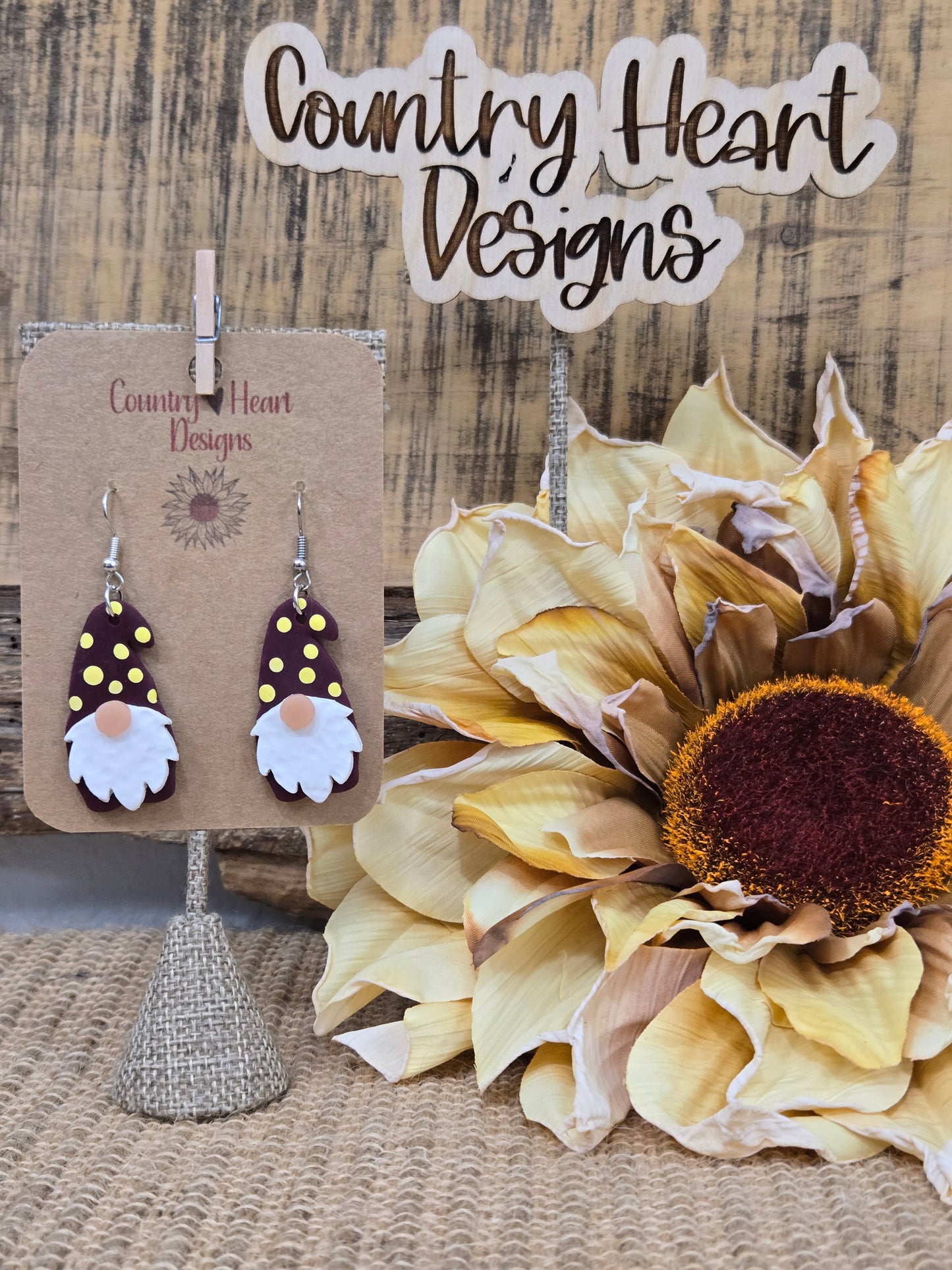 #775 Gnome Earrings **πΆπππ 1 π³πππ ππ πΊππππ**