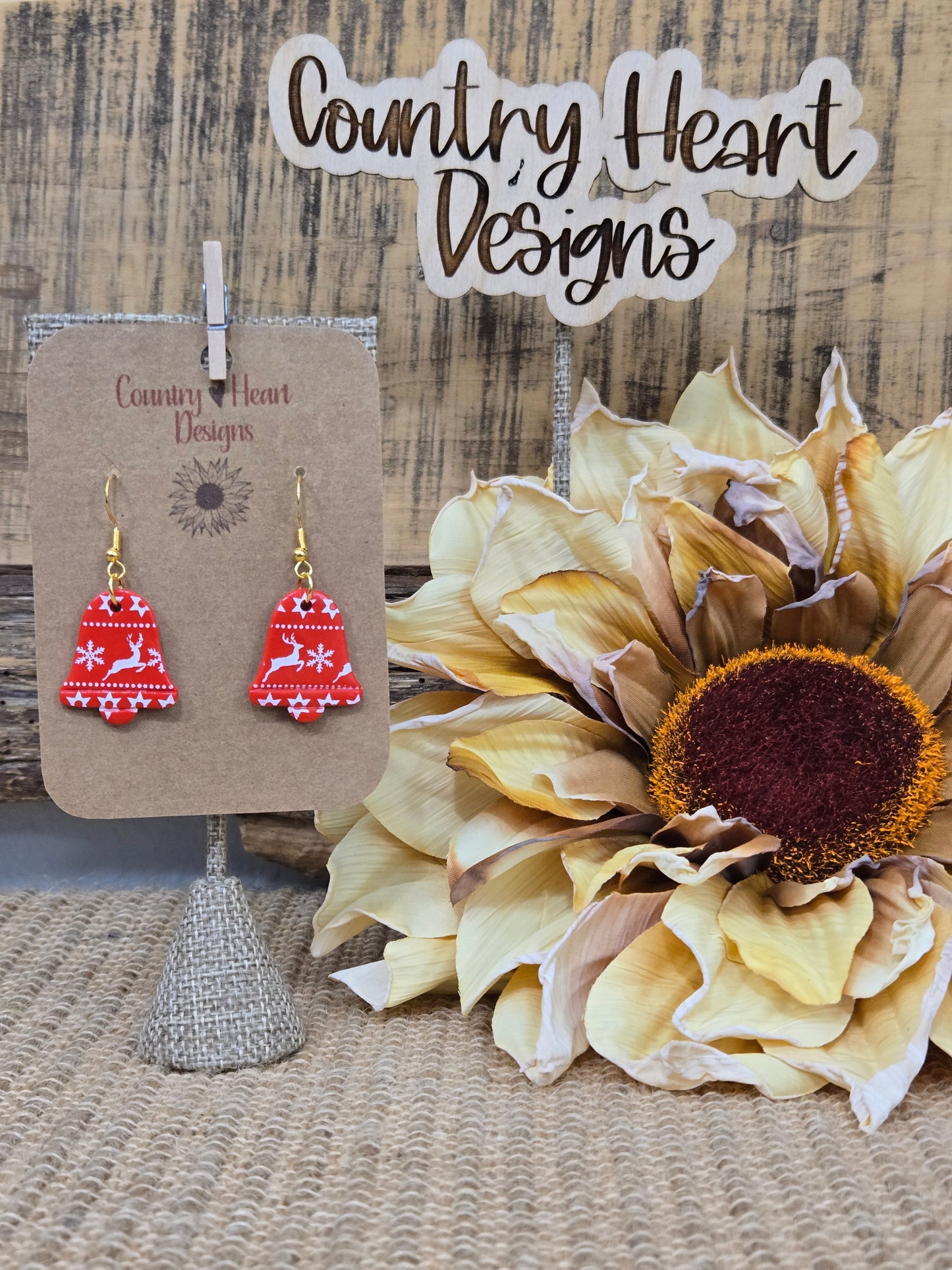 #792 Jingle Bells Earrings **πΆπππ 1 π³πππ ππ πΊππππ**