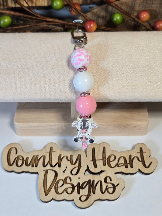 #007 Cow Purse/Bag Charm