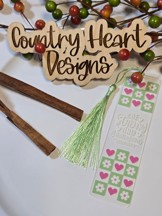 #310 Be Strong and Courageous Bookmark  **𝑶𝒏𝒍𝒚 1 𝒊𝒏 𝑺𝒕𝒐𝒄𝒌**