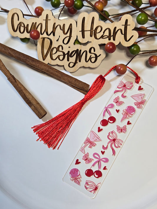 #319 Cherry Fun Bookmark  **𝑶𝒏𝒍𝒚 1 𝒊𝒏 𝑺𝒕𝒐𝒄𝒌**