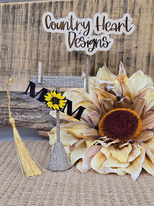 #329 Sunflower MOM Bookmark