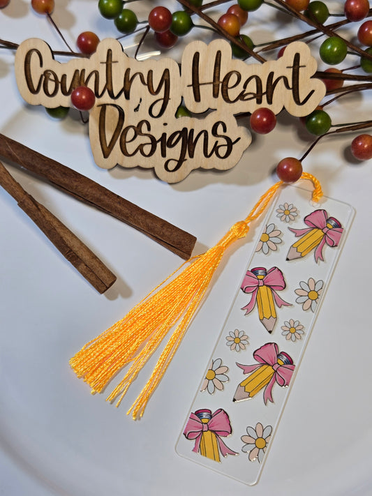 #375 Pencil Bookmark  **𝑶𝒏𝒍𝒚 1 𝒊𝒏 𝑺𝒕𝒐𝒄𝒌**
