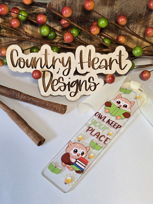 #377 Owl Keep Your Place Bookmark **𝑶𝒏𝒍𝒚 1 𝒊𝒏 𝑺𝒕𝒐𝒄𝒌**