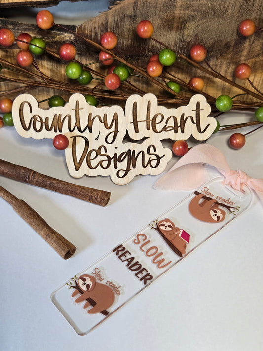 #386  Slow Reader Bookmark  **𝑶𝒏𝒍𝒚 1 𝒊𝒏 𝑺𝒕𝒐𝒄𝒌**