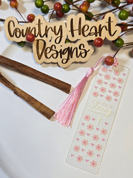 #395 She is Strong Bookmark  **𝑶𝒏𝒍𝒚 1 𝒊𝒏 𝑺𝒕𝒐𝒄𝒌**