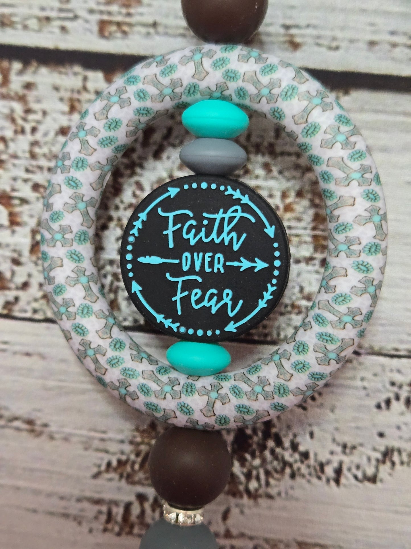 #425 Faith Over Fear Car Charms  **𝑶𝒏𝒍𝒚 1 𝒊𝒏 𝑺𝒕𝒐𝒄𝒌**