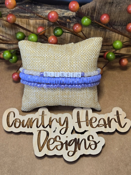 #600 Bracelets set of 3  **𝑶𝒏𝒍𝒚 1 𝒊𝒏 𝑺𝒕𝒐𝒄𝒌**