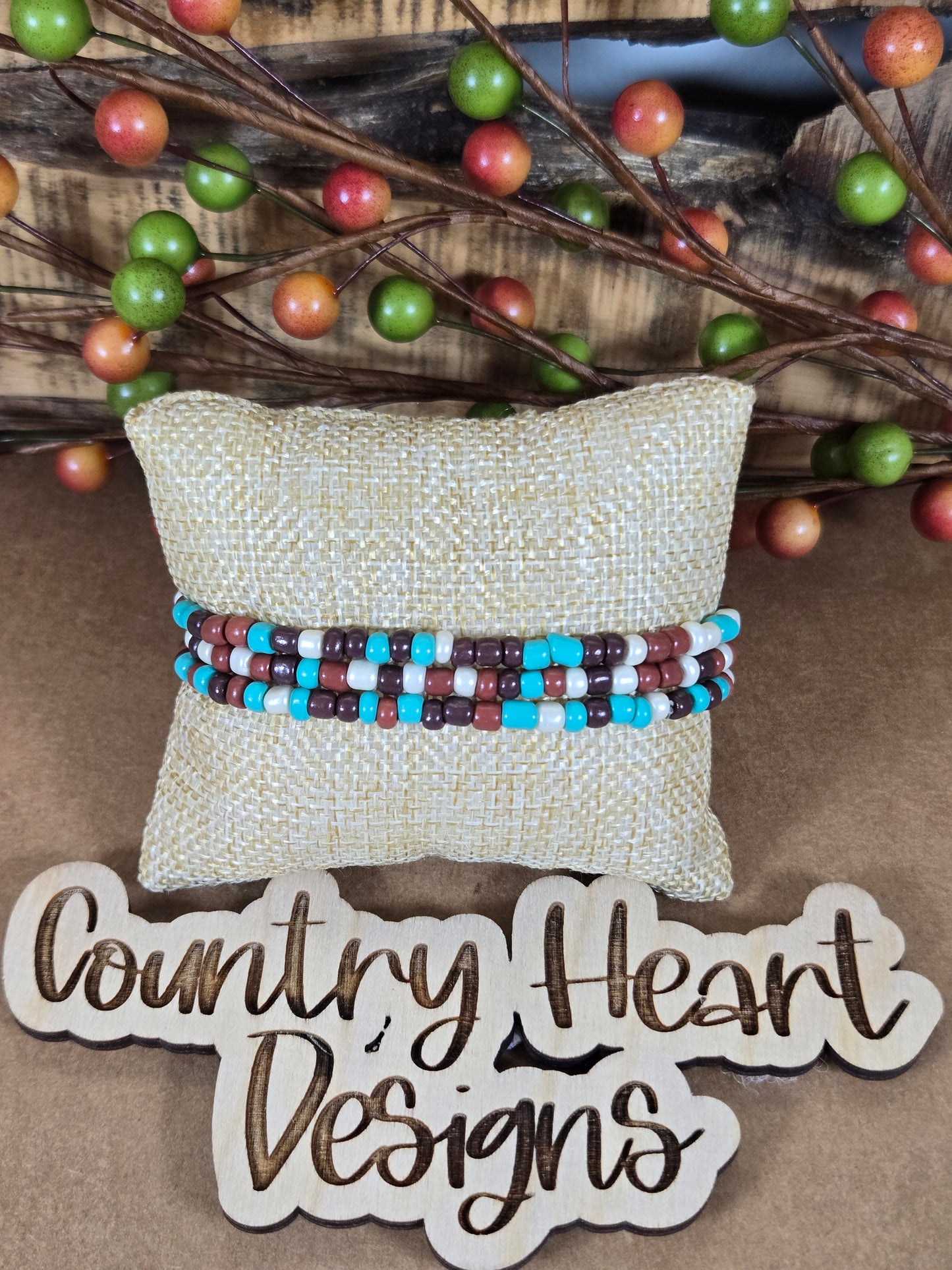 #672 Turquoise Style Bracelets set of 3