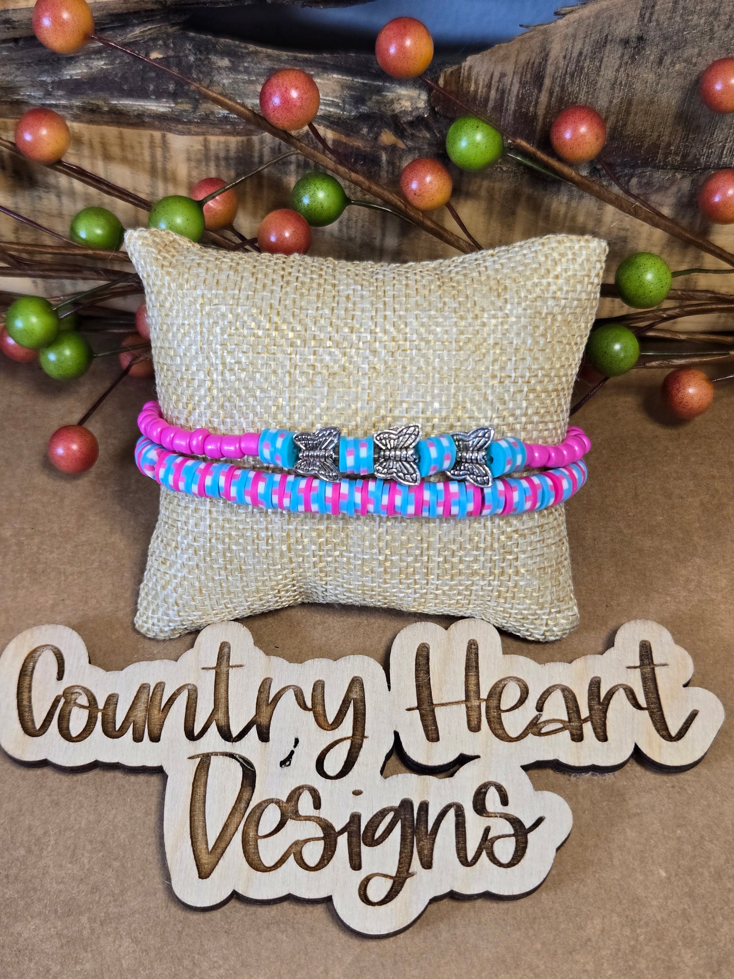 #689 Bracelets set of 2  **𝑶𝒏𝒍𝒚 1 𝒊𝒏 𝑺𝒕𝒐𝒄𝒌**