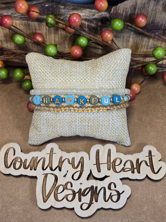 #699 Bracelets set of 3  **𝑶𝒏𝒍𝒚 1 𝒊𝒏 𝑺𝒕𝒐𝒄𝒌**