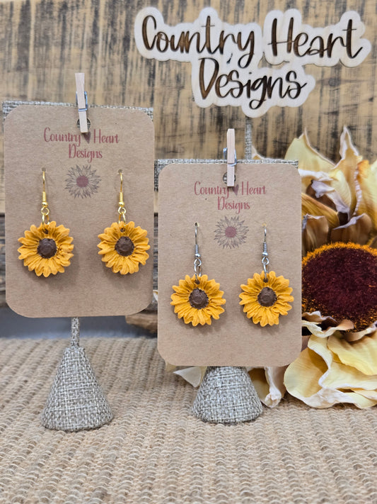 #732 Sunflower Earrings