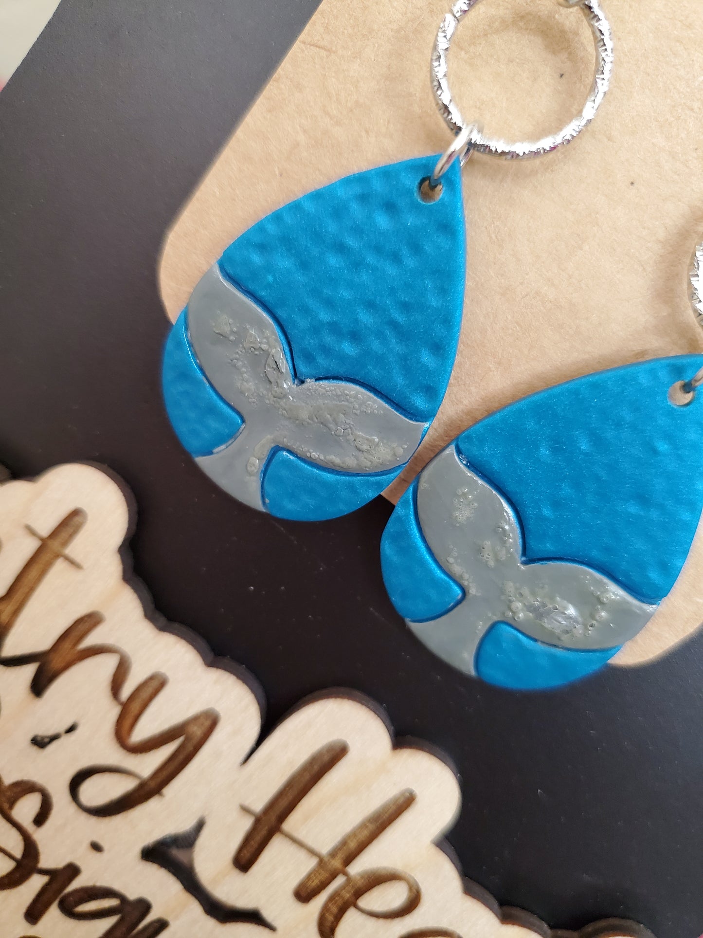 #752 Dolphin Tail Earrings