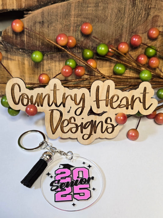 #804 Senior 2025 Keychain **𝑶𝒏𝒍𝒚 1 𝒊𝒏 𝑺𝒕𝒐𝒄𝒌**