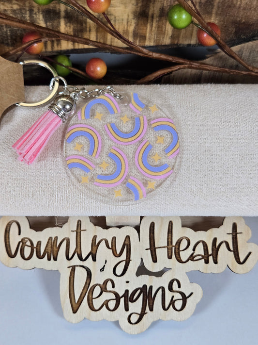 #816 Rainbows Keychain **𝑶𝒏𝒍𝒚 1 𝒊𝒏 𝑺𝒕𝒐𝒄𝒌**