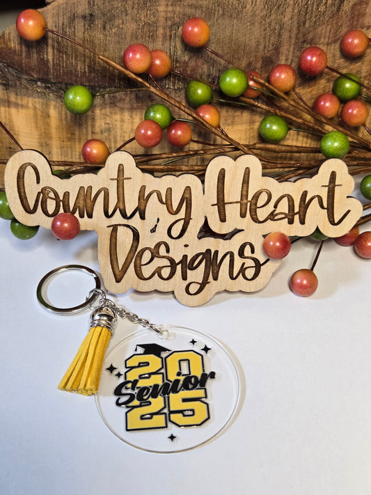 #821 2025 Senior Keychain **𝑶𝒏𝒍𝒚 1 𝒊𝒏 𝑺𝒕𝒐𝒄𝒌**