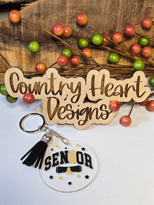 #828 Senior 2025 Keychain **𝑶𝒏𝒍𝒚 1 𝒊𝒏 𝑺𝒕𝒐𝒄𝒌**