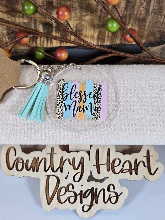 #836 Blessed Mam Keychain **𝑶𝒏𝒍𝒚 1 𝒊𝒏 𝑺𝒕𝒐𝒄𝒌**