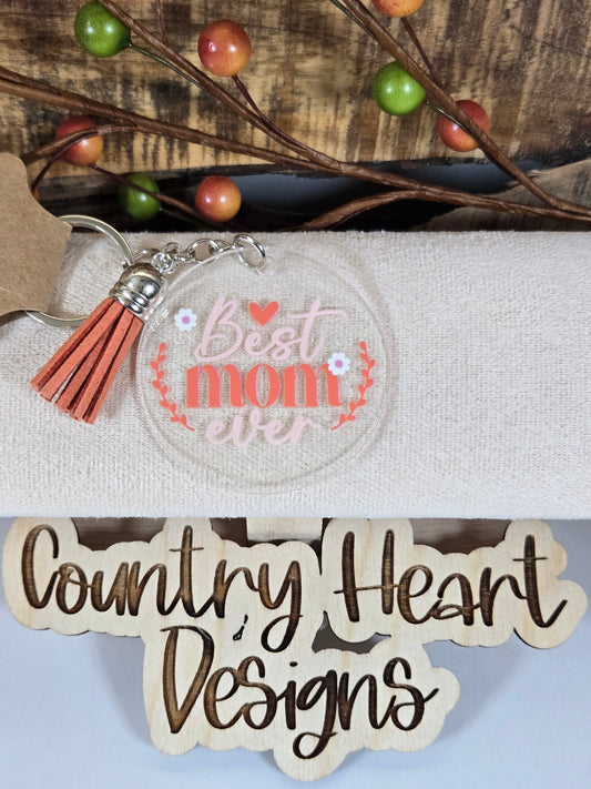 #840 Best Mom Keychain **𝑶𝒏𝒍𝒚 1 𝒊𝒏 𝑺𝒕𝒐𝒄𝒌**
