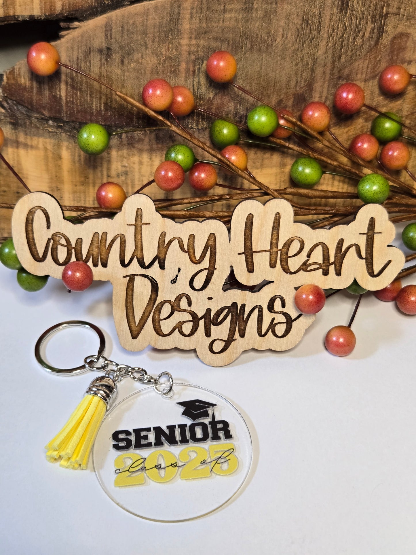 #854 Senior Class of 2025 Keychain **𝑶𝒏𝒍𝒚 1 𝒊𝒏 𝑺𝒕𝒐𝒄𝒌**