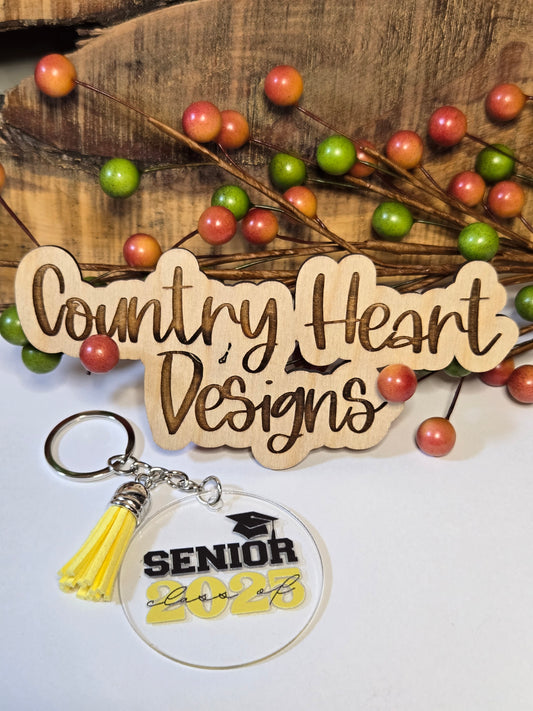 #854 Senior Class of 2025 Keychain **𝑶𝒏𝒍𝒚 1 𝒊𝒏 𝑺𝒕𝒐𝒄𝒌**