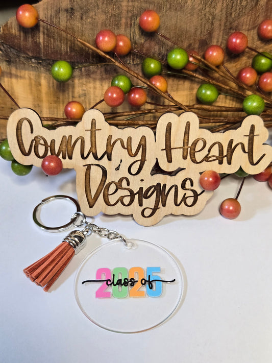#861  Class of 2025 Keychain  **𝑶𝒏𝒍𝒚 1 𝒊𝒏 𝑺𝒕𝒐𝒄𝒌**