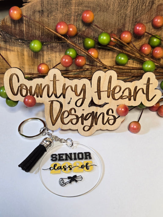 #879 Senior Class of 2025 Keychain **𝑶𝒏𝒍𝒚 1 𝒊𝒏 𝑺𝒕𝒐𝒄𝒌**