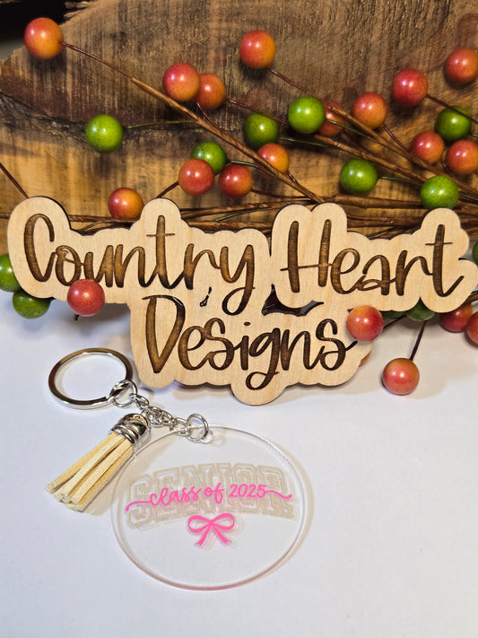 #885 Senior Class of 2025 Keychain **𝑶𝒏𝒍𝒚 1 𝒊𝒏 𝑺𝒕𝒐𝒄𝒌**