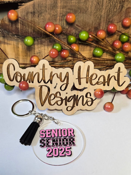 #893 Senior 2025 Keychain **𝑶𝒏𝒍𝒚 1 𝒊𝒏 𝑺𝒕𝒐𝒄𝒌**